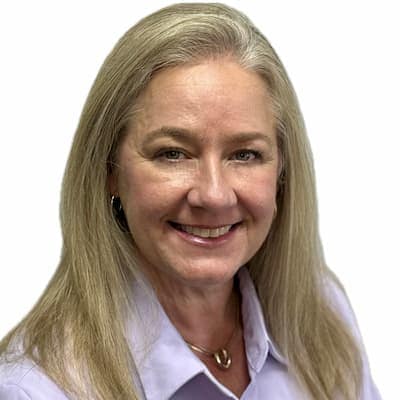Cynthia Thomas smiling, professional portrait for Preferred Rate.