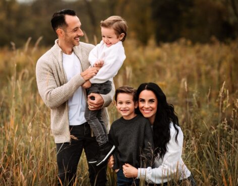 Family enjoying outdoor time in nature for Alessandro Madonia.