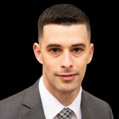 Evan Battaglia professional headshot for financial services and mortgage solutions.