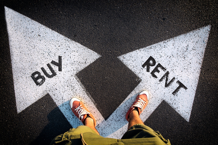 mortgage blog, rent vs buy a home, 2022
