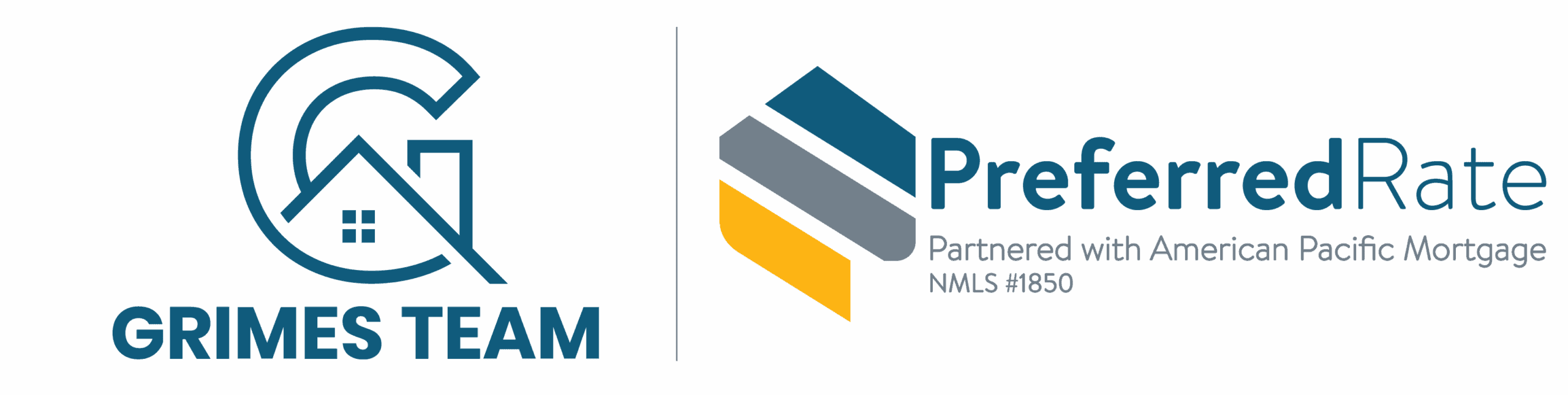 Preferred Rate logo with tagline for financial services.