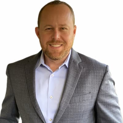 Executive portrait of Rob Grimes for Preferred Rate, highlighting professional financial services.