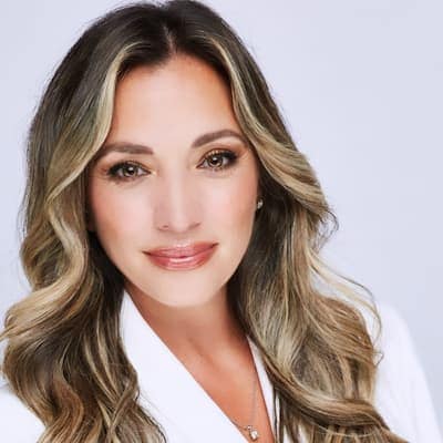 Professional portrait of Jessica Montoya for Preferred Rate branding.