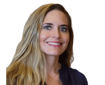 Michelle Rice smiling, professional portrait for Preferred Rate.